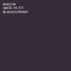 #342C39 - Blackcurrant Color Image
