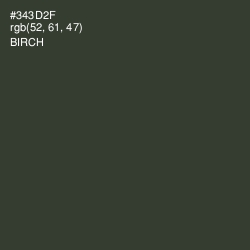 #343D2F - Birch Color Image