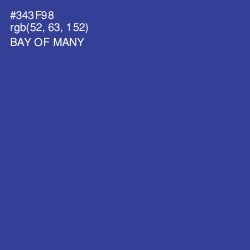 #343F98 - Bay of Many Color Image