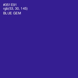 #351E91 - Blue Gem Color Image