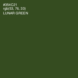 #354C21 - Lunar Green Color Image