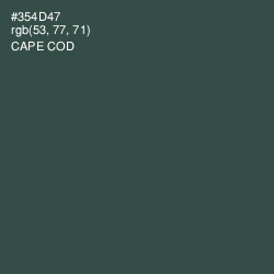#354D47 - Cape Cod Color Image