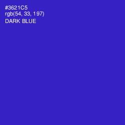 #3621C5 - Dark Blue Color Image