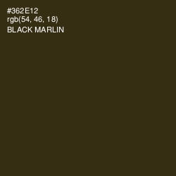 #362E12 - Black Marlin Color Image