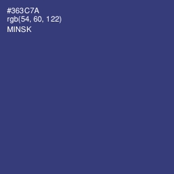 #363C7A - Minsk Color Image