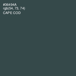 #36494A - Cape Cod Color Image