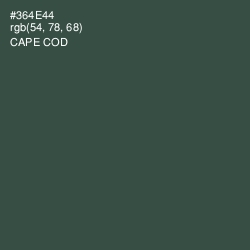 #364E44 - Cape Cod Color Image