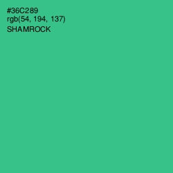 #36C289 - Shamrock Color Image