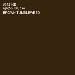 #37240E - Brown Tumbleweed Color Image