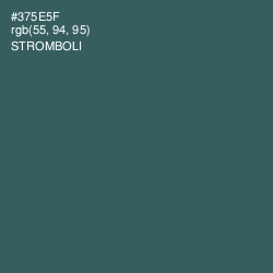 #375E5F - Stromboli Color Image