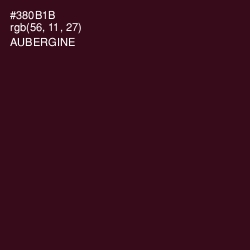 #380B1B - Aubergine Color Image