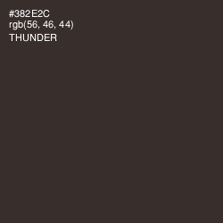 #382E2C - Thunder Color Image