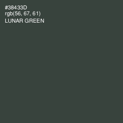 #38433D - Lunar Green Color Image
