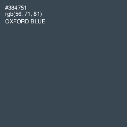 #384751 - Oxford Blue Color Image