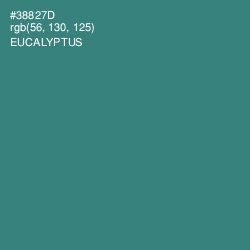 #38827D - Eucalyptus Color Image