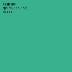 #38B18F - Keppel Color Image