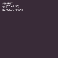 #392B37 - Blackcurrant Color Image