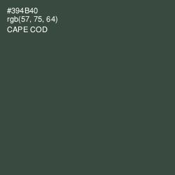 #394B40 - Cape Cod Color Image