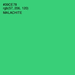 #39CE78 - Malachite Color Image