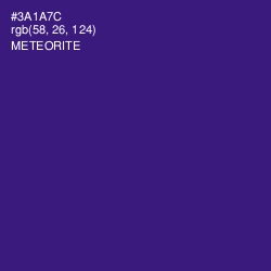 #3A1A7C - Meteorite Color Image
