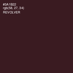 #3A1B22 - Revolver Color Image