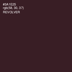 #3A1E25 - Revolver Color Image