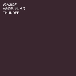 #3A262F - Thunder Color Image