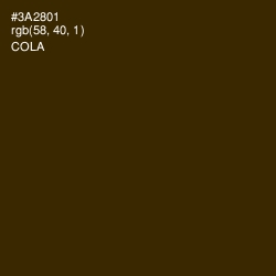 #3A2801 - Cola Color Image