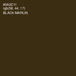 #3A2C11 - Black Marlin Color Image