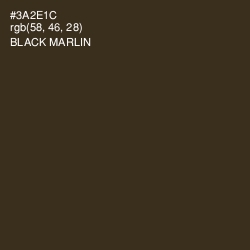 #3A2E1C - Black Marlin Color Image