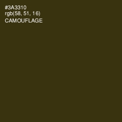 #3A3310 - Camouflage Color Image