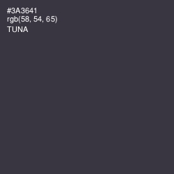 #3A3641 - Tuna Color Image