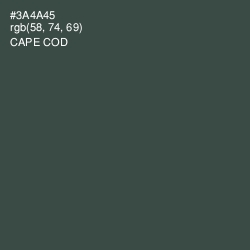 #3A4A45 - Cape Cod Color Image