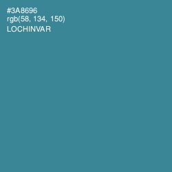 #3A8696 - Lochinvar Color Image