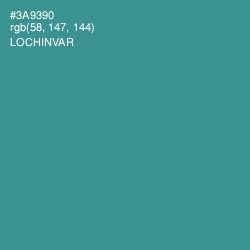 #3A9390 - Lochinvar Color Image