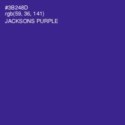 #3B248D - Jacksons Purple Color Image