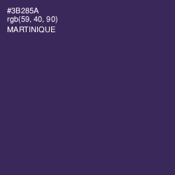 #3B285A - Martinique Color Image