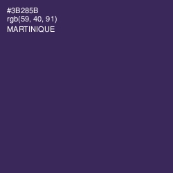#3B285B - Martinique Color Image