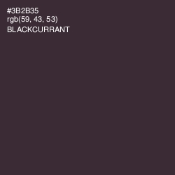 #3B2B35 - Blackcurrant Color Image