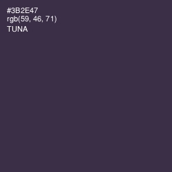 #3B2E47 - Tuna Color Image