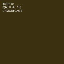 #3B3110 - Camouflage Color Image