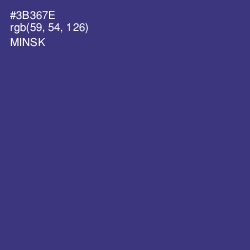 #3B367E - Minsk Color Image