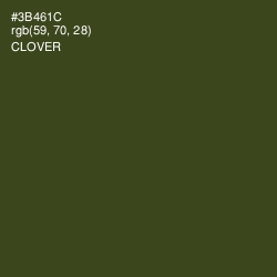 #3B461C - Clover Color Image