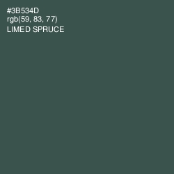 #3B534D - Limed Spruce Color Image