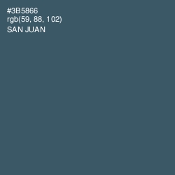 #3B5866 - San Juan Color Image