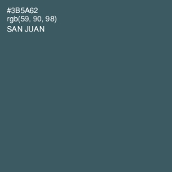 #3B5A62 - San Juan Color Image