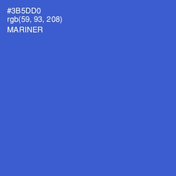 #3B5DD0 - Mariner Color Image