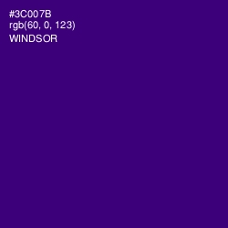 #3C007B - Windsor Color Image