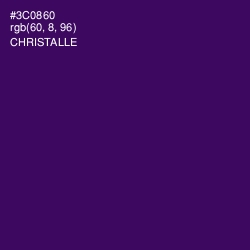 #3C0860 - Christalle Color Image