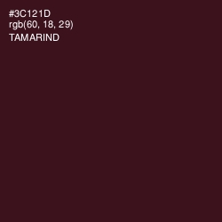 #3C121D - Tamarind Color Image